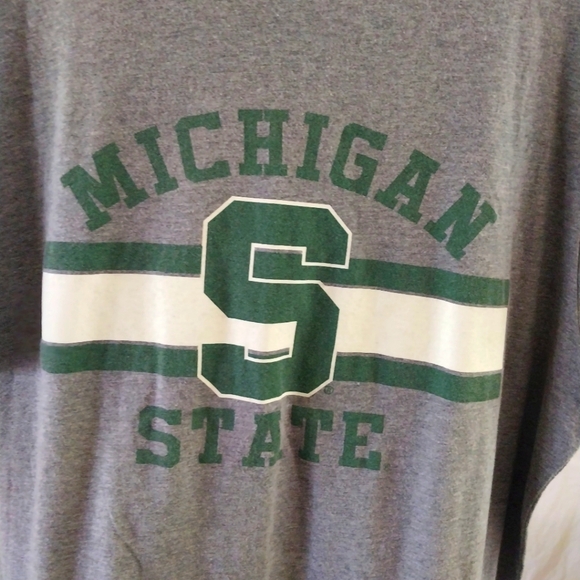 Michigan State University T-shirt Mens size XL gray/green - Picture 3 of 4